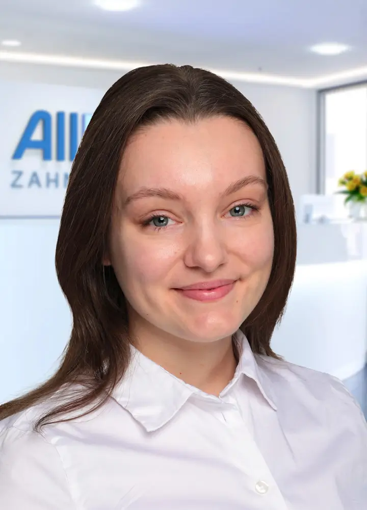 Portrait Zahn&auml;rztin Marinela Buzo (AllDent Bochum)