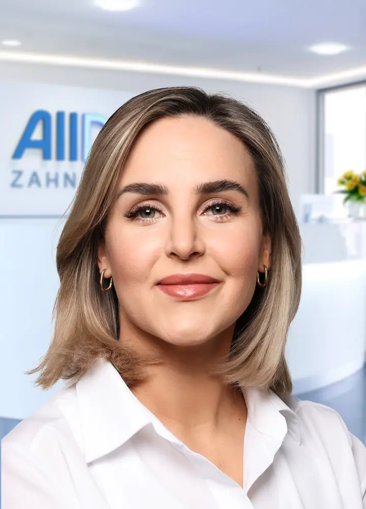Portrait Zahn&auml;rztin Lisa Geroska (AllDent Bochum)
