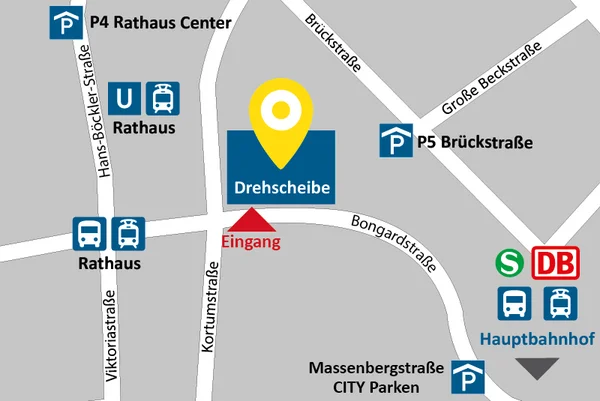 Anfahrtsskizze AllDent Bochum
